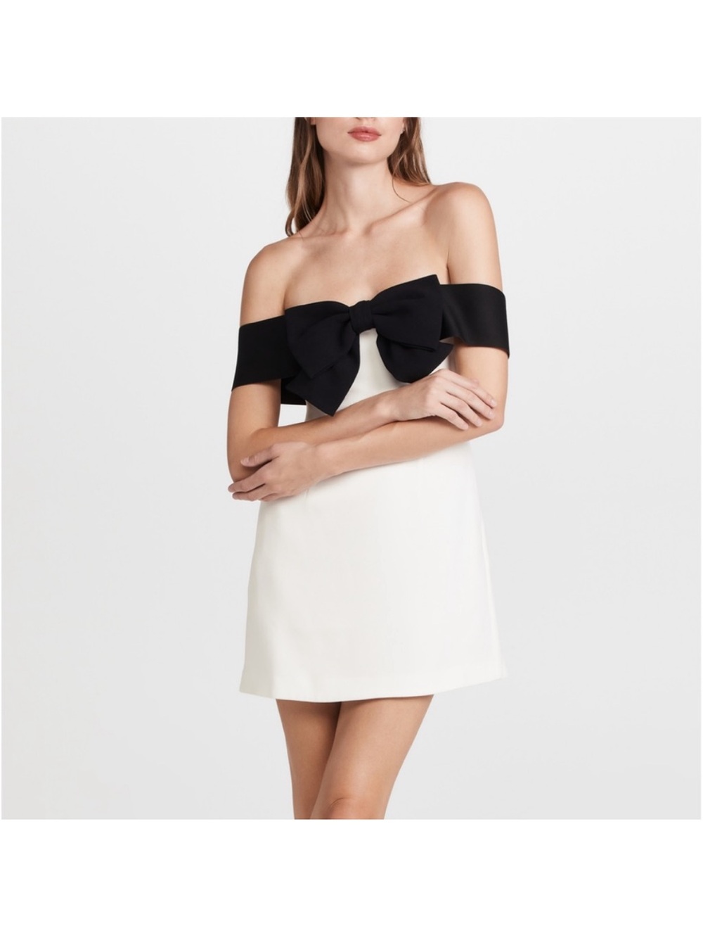 Self Portrait Off Shoulder Bow Dress size 0